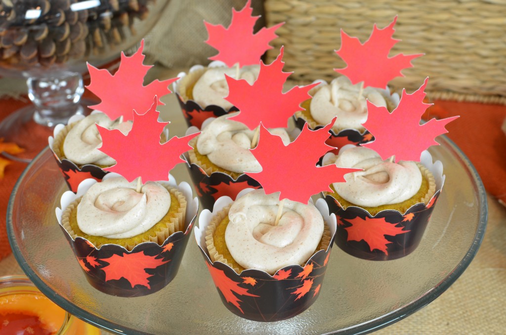 Fall In Love - Cupcake with Maple Toppers