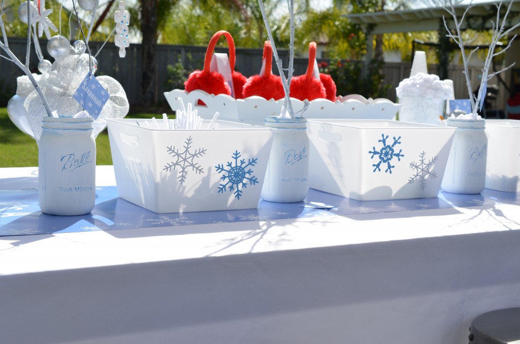 Snowflake Party - Table Setting