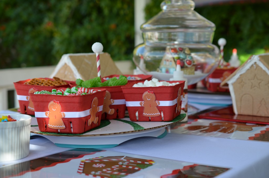 gingerbread party - cut outs on candy boxes