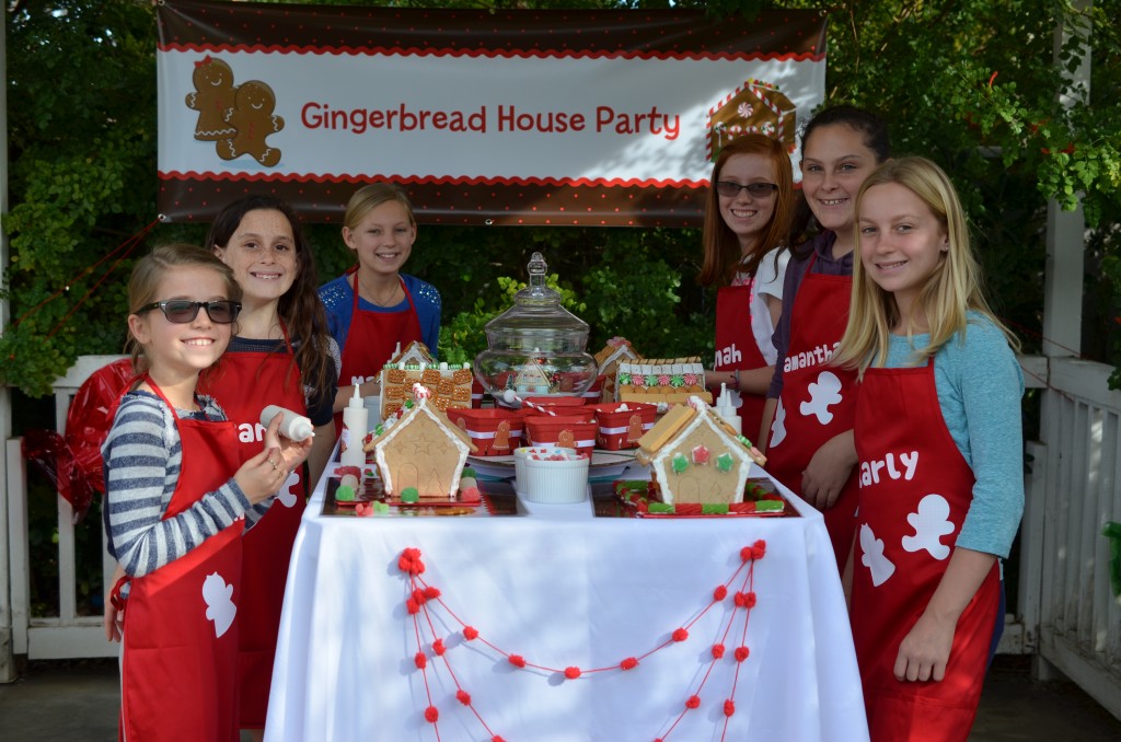 gingerbread party - let the party begin