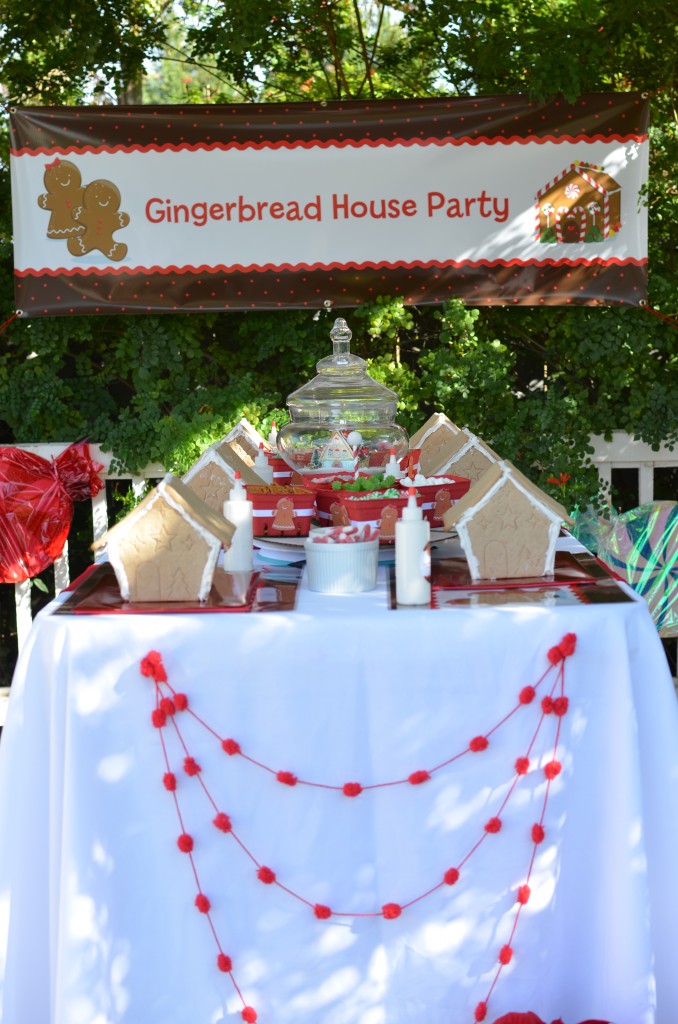 gingerbread party - outdoor banner