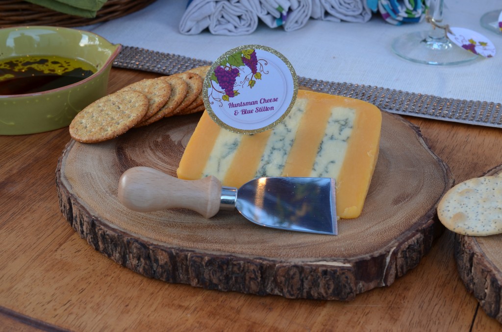 wine and cheese party blue cheese