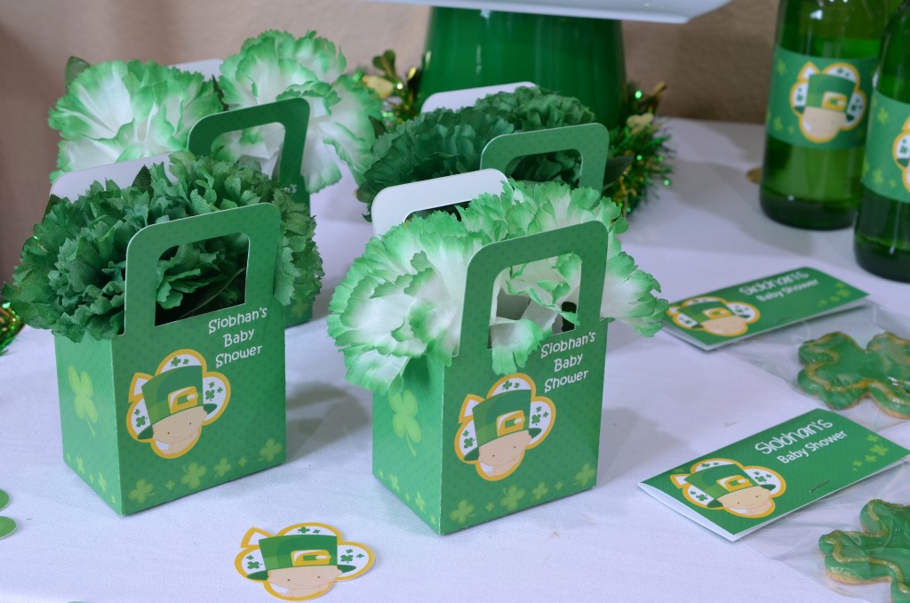 st patricks baby shower favor boxes