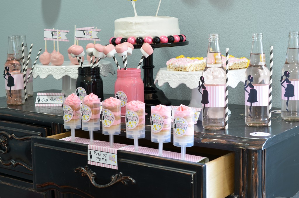 Ready To Pop Baby Shower Pink Desert Table