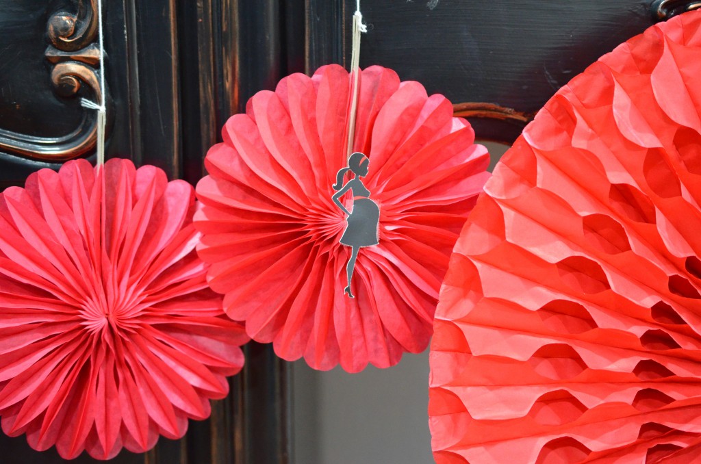 Ready To Pop Baby Shower Red - Fan Decoration