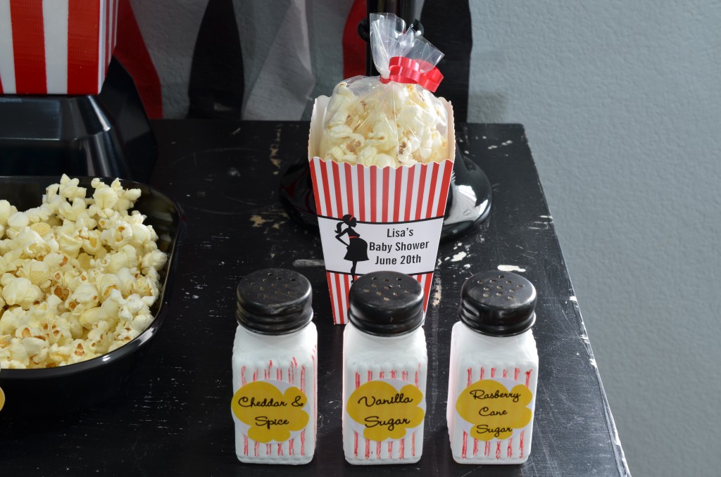 Ready To Pop Baby Shower Red - shakers and popcorn box