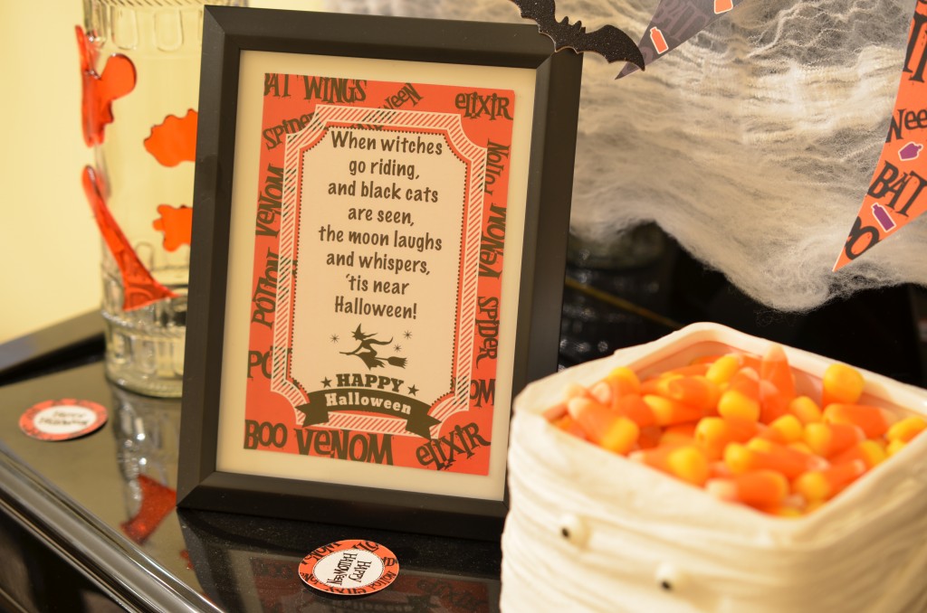 Halloween Party Orange Frame