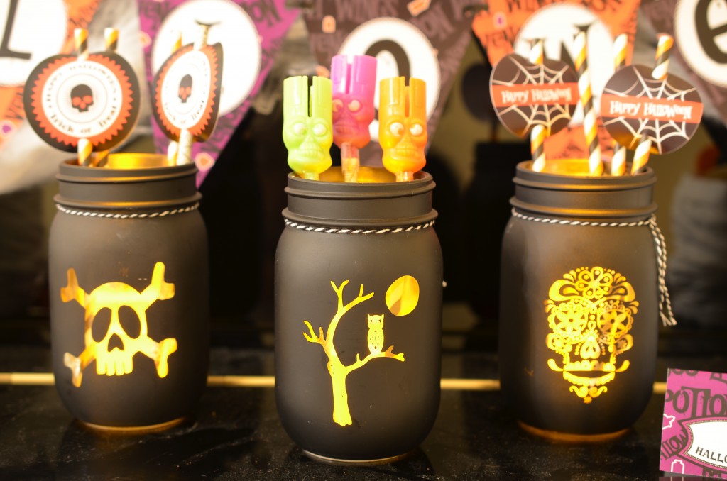 Halloween Party Target mason jars