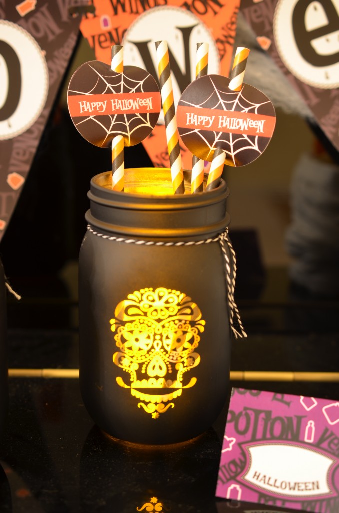 Halloween Party paper straws
