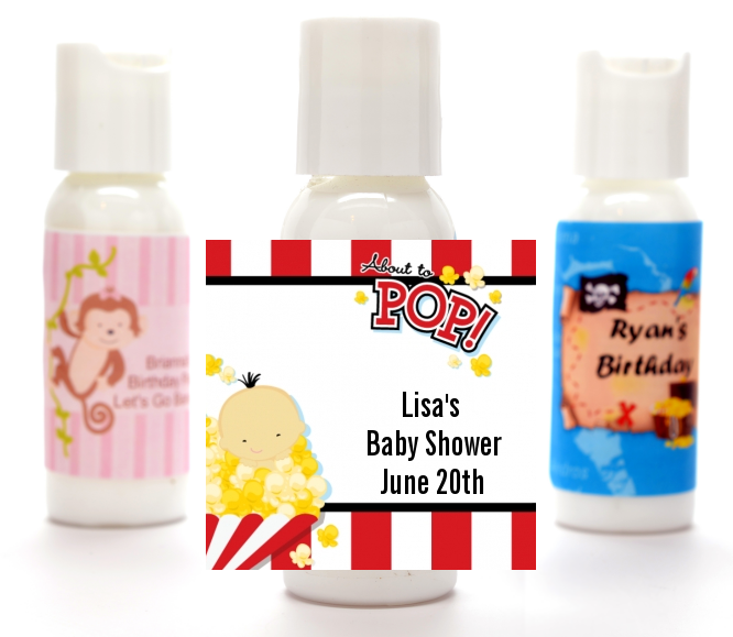  About To Pop &reg; - Personalized Baby Shower Lotion Favors Asian