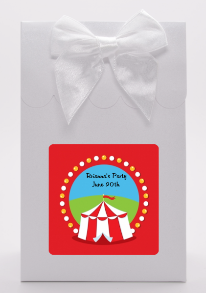 Circus Tent - Birthday Party Goodie Bags