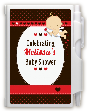 Candle Labels Sticker - Personalised Printed Stickers - Cupid Valentines  Design