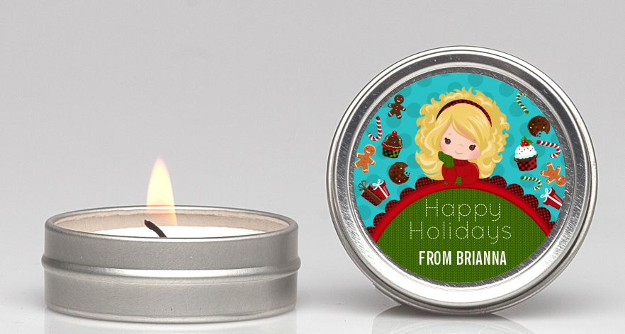  Dreaming of Sweet Treats - Christmas Candle Favors Option 1