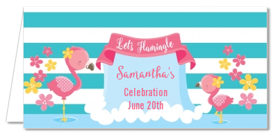  Flamingo - Personalized Baby Shower Place Cards Baby Shower