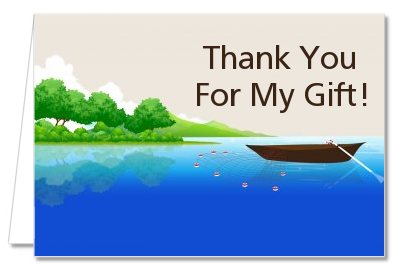 Gone Fishing - Retirement Party Thank You Cards