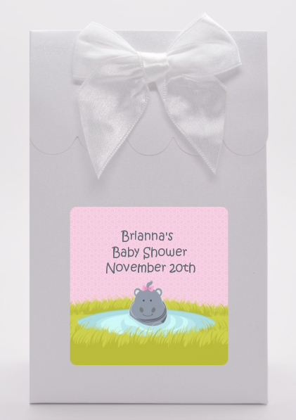 Hippopotamus Girl - Baby Shower Goodie Bags