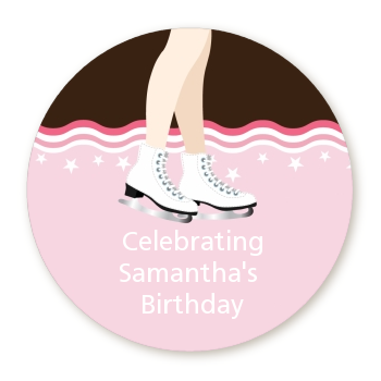  Ice Skating - Personalized Birthday Party Table Confetti 