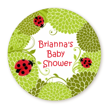  Ladybug - Personalized Baby Shower Table Confetti 
