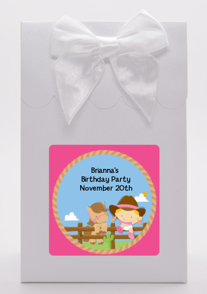 Little Cowgirl - Birthday Party Goodie Bags