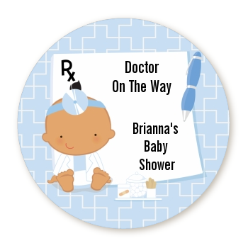  Little Doctor On The Way - Personalized Baby Shower Table Confetti Caucasian