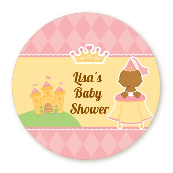  Little Princess African American - Personalized Baby Shower Table Confetti 