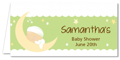 Over The Moon - Personalized Baby Shower Place Cards