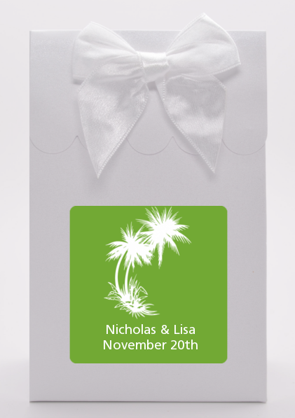 Palm Trees - Bridal Shower Goodie Bags