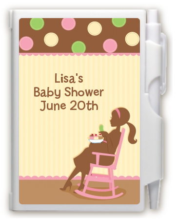 Pickles & Ice Cream - Baby Shower Personalized Notebook Favor