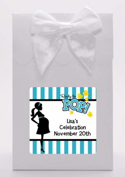 Ready To Pop Teal - Baby Shower Goodie Bags