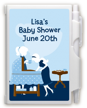 Sip and See It's a Boy - Baby Shower Personalized Notebook Favor