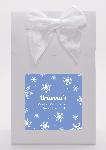 Snowflakes - Birthday Party Goodie Bags