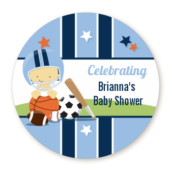  Sports Baby Asian - Personalized Baby Shower Table Confetti 