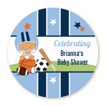  Sports Baby Hispanic - Personalized Baby Shower Table Confetti 