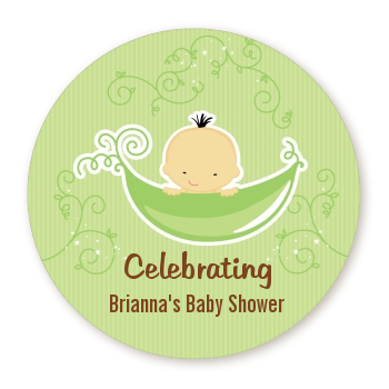  Sweet Pea Asian Boy - Personalized Baby Shower Table Confetti 