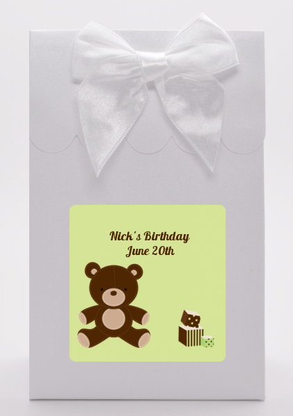  Teddy Bear - Birthday Party Goodie Bags Blue