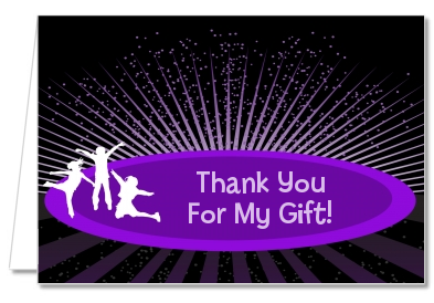 Trampoline - Birthday Party Thank You Cards