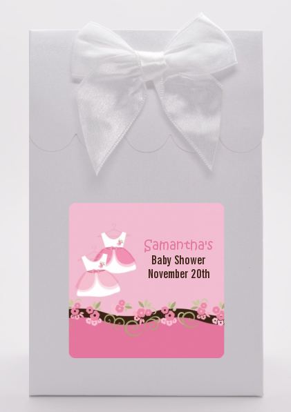 Twin Little Girl Outfits - Baby Shower Goodie Bags