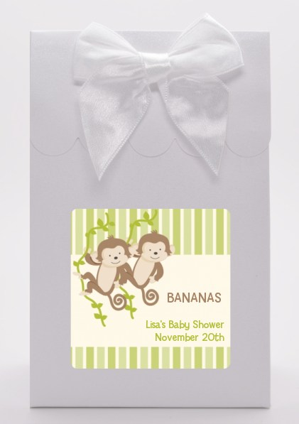 Twin Monkey - Baby Shower Goodie Bags