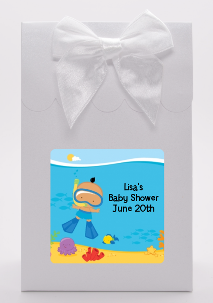 Under the Sea Hispanic Baby Boy Snorkeling - Baby Shower Goodie Bags