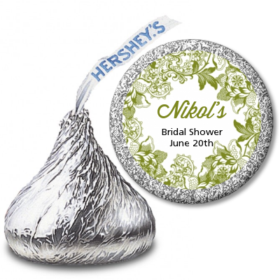 Winery - Hershey Kiss Bridal Shower Sticker Labels