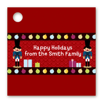 Wooden Soldiers - Personalized Christmas Card Stock Favor Tags