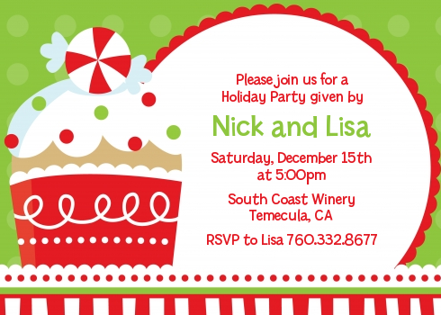 corporate holiday party invite
