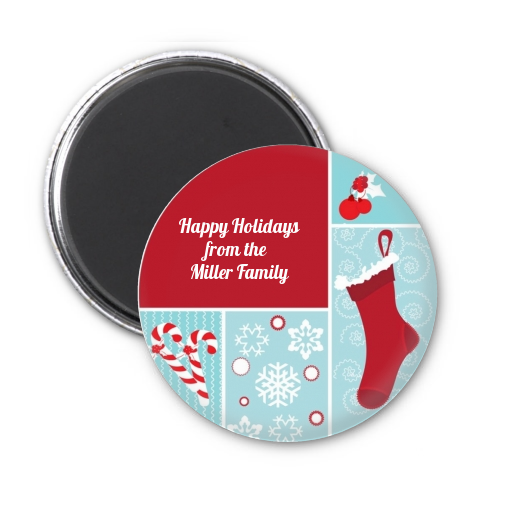 Christmas Spectacular - Personalized Christmas Magnet Favors
