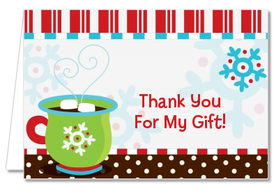  Hot Cocoa Party - Christmas Thank You Cards Your Personliazation