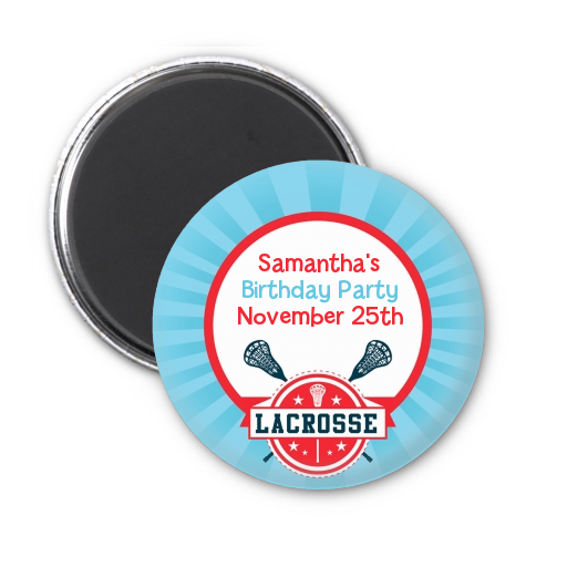 Lacrosse Personalized Birthday Party Favors