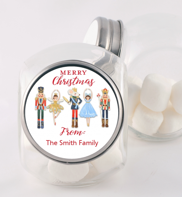 Nutcracker Ballet Christmas Candy Jars Candles & Favors