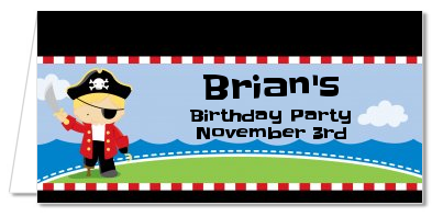 Pirate - Personalized Birthday Party Place Cards