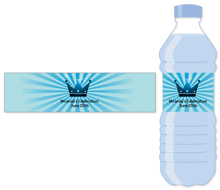 Prince Royal Crown Water Bottle Label | Baby Shower Water ... Prince Royal Crown Water Bottle Label | Baby Shower Water ...