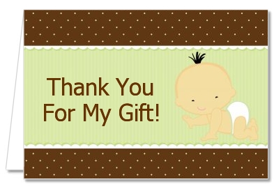 Baby Neutral Asian - Baby Shower Thank You Cards