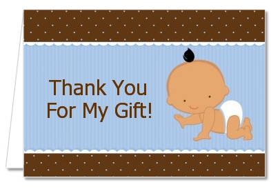 Baby Boy Hispanic - Baby Shower Thank You Cards